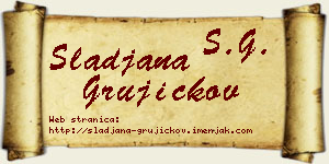 Slađana Grujičkov vizit kartica